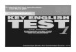 Key English Test- Cup 1 (book)