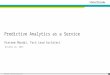 Predictive Analytics as a Service- by MarketShare