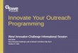 WE16 - Innovate your Outreach Programming