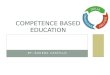 Competence based education