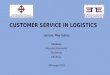 LOGISTICS grade 9 ¨Costumer service in logistics¨