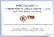 Trademarks & Unfair Competition (by Naira Matevosyan)