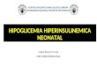 Hipoglicemia hiperinsulinemica
