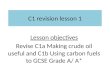 C1 revision part 1