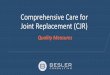 Comprehensive Care for Joint Replacement (CJR) - Quality Measures