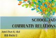 The Teaching Profession- School and Community Relations