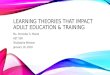 Learning theories that impact adult education & training