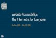 Website Accessibility: The Internet is for Everyone