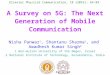 A Survey on 5G: The Next Generation of Mobile Communication