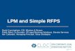 CLOC Legal Project Management and Simple RFPs