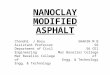 Nanoclay Modified Asphalt