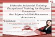 6 months industrial training with stipend