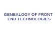 Genealogy of front end technologies