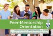 KPE Peer-Mentor Orientation