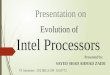 Evolution of Intel Processors