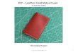 Making a Leather Field Notes Cover - Tutorial