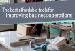Tools for improving business operations