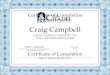 Campbell Training Certificates 2015