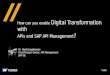 SAP TechEd  2015 INT103 Enabling Digital Transformation with APIs and SAP API Management