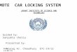 Remote car locking system