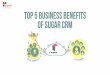 Top 5 Business Benefits of Sugar CRM