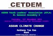 Climate Change in ASEAN