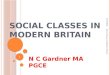 Making Modern UK Social Classes in Modern Britain