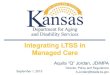 Integrating LTSS in Managed Care
