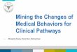 Mining the Changes of Medical Behaviors for Clinical Pathways