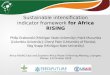 Sustainable intensification indicator framework for Africa RISING