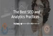 The Best SEO and Analytics Practices