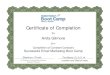 ConstantContact eMail Marketing Boot Camp Certificate Anita Gilmore