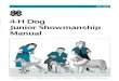 4-H 1523 4-H Dog Junior Showmanship Manual