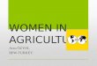 Women in agriculture