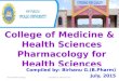 Chapter 1 general pharmacology
