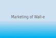 Marketing of Wall-e