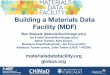 Building a Materials Data Facility (MDF)