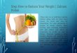 Step How to Reduce Your Weight | Zalmen Pollak