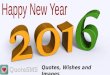 Happy New Year 2016 Quotes and Wishes