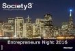 First entrepreneurs night 2016