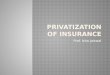 Privatization of insurance
