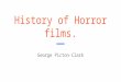 History of horror films