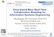 View Based Near Real Time Collaborative Modeling for Information Systems Engineering