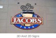 3 d and 2d Signs in UAE