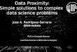 Data Proximity: Simple Solutions to Complex Data Science Problems