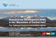 Development Research in the Mountains of Central Asia