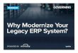Webinar: Why Modernize Your Legacy ERP System?