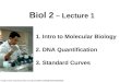 Biol2   Lecture 1 V1