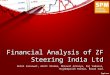 Financial Analysis of ZF Steering India Ltd