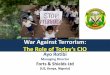 War Against Terrorism - CIO's Role